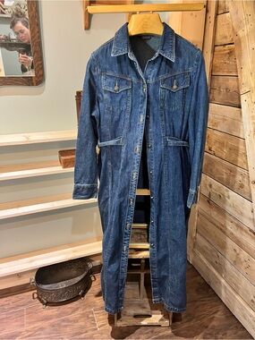 Vintage Denim duster or long sleeve dress